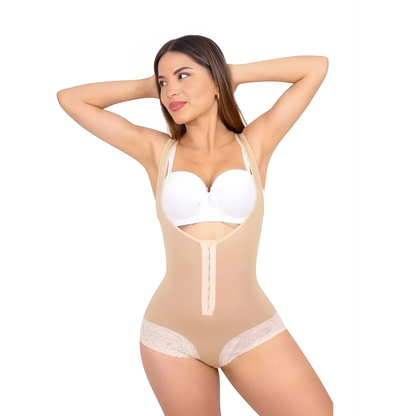 Dantelli Toparlayıcı Body Korse